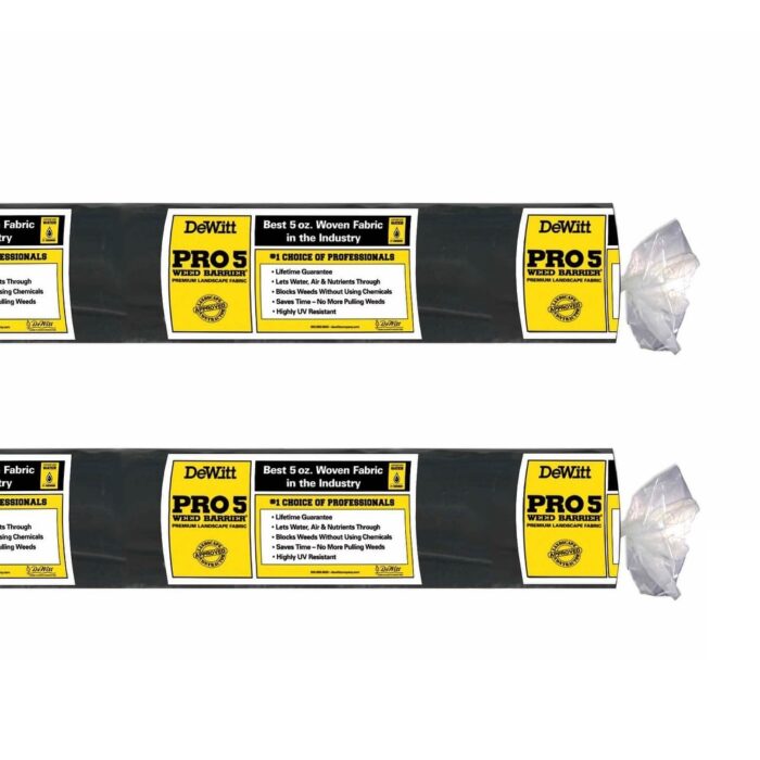 DeWitt P6 Pro 5 5oz 6' x 250' Commercial Landscape Weed Barrier Fabric (2 Pack)