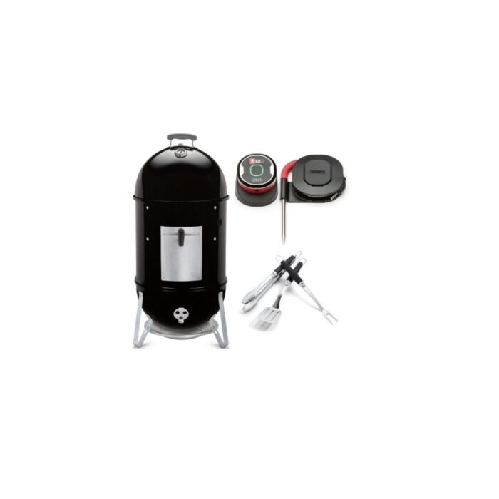 Weber Smokey Mountain Cooker 18-Inch Smoker All-in-One Bundle