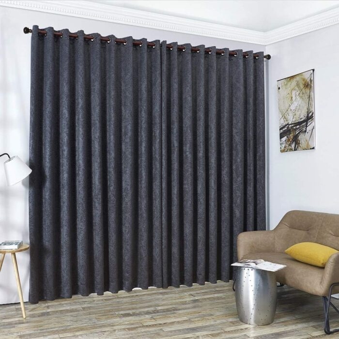 WARM HOME DESIGNS Extra Large Wall to Wall 108" x 108" Room Divider Curtains with 2 Tie-Backs - Image 2