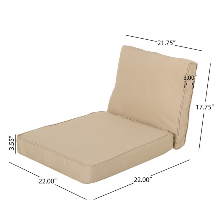 Topanga Club Chair Cushions (Set of 4) by Christopher Knight Home - Image 2