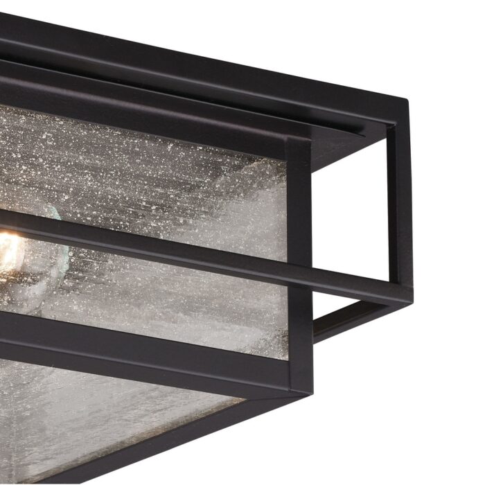 Vaxcel Lighting Hyde Park 2 Light 12" Wide Outdoor Flush Mount Square - Image 2