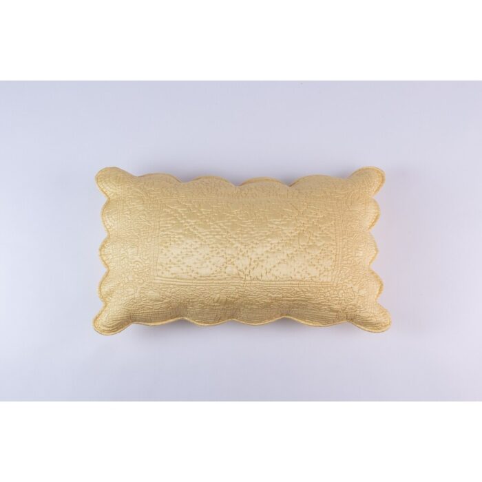 Trudo Satin Silk Scallop Edge Pillow Sham - Image 2
