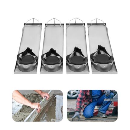 28'' x 8'' Stainless Steel Kneeler Board - 2 pairs
