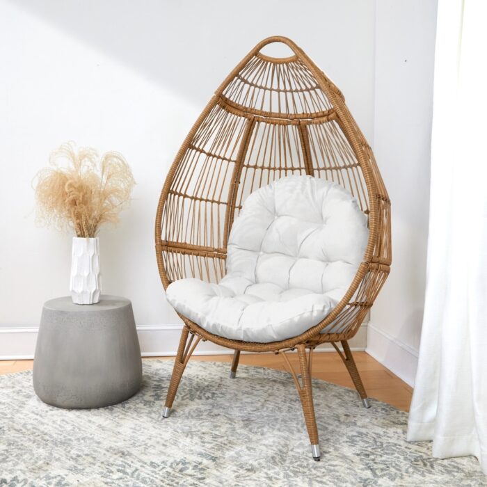 Humble + Haute Indoor Suede Egg Chair Cushion Only