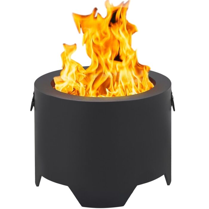 Yaheetech 23.5″ Smokeless Fire Pit Portable Outdoor Firepit Set - N/A