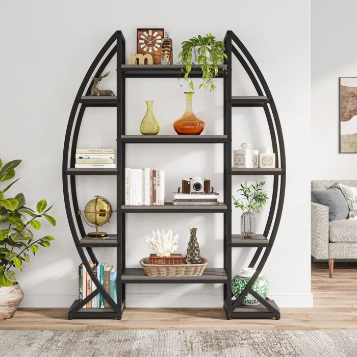 Creative Half-Moon Shaped Plant Stand Indoor - Image 2
