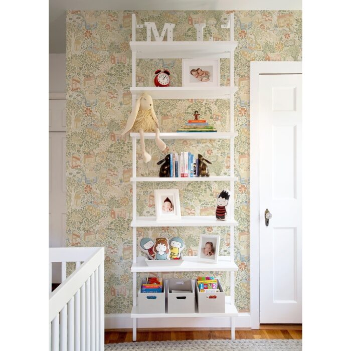 A-Street Prints Bygga Bo Neutral Woodland Village Wallpaper - Image 2