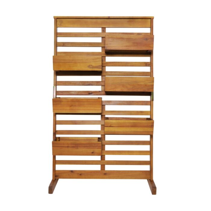 Thiago Outdoor Acacia Wood Outdoor Customizable Plant Stand by Christopher Knight Home - Image 2