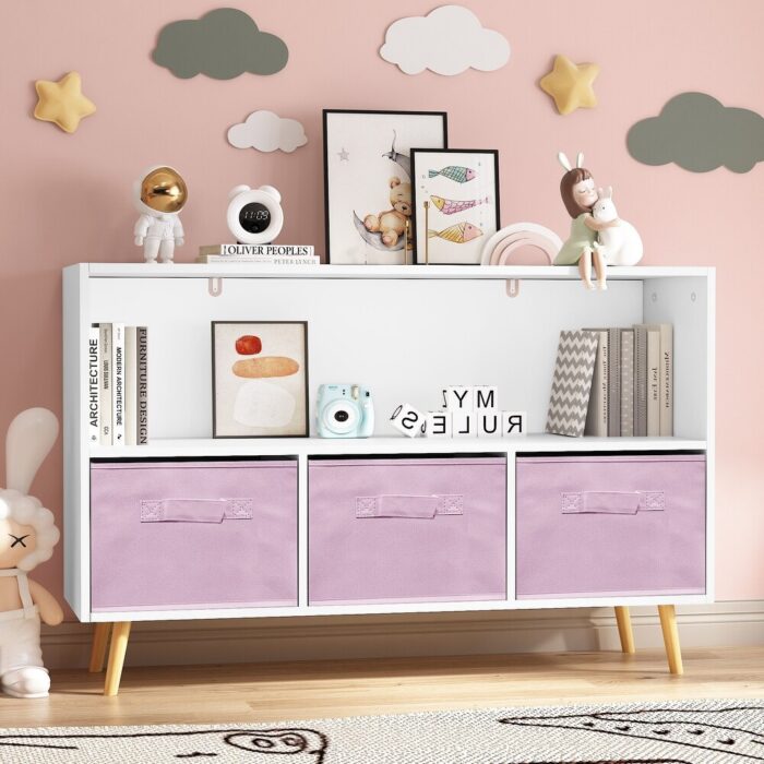 Children's Book Display,Toy Storage Cabinet Organizer - Image 2
