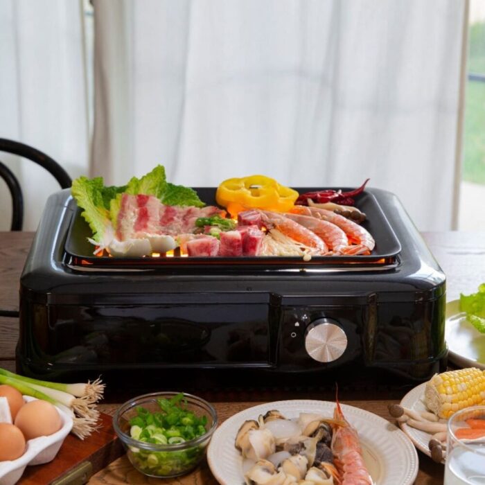 Smokeless Electric Grill Surface,Nonstick Multipurpose Indoor BBQ - Image 2