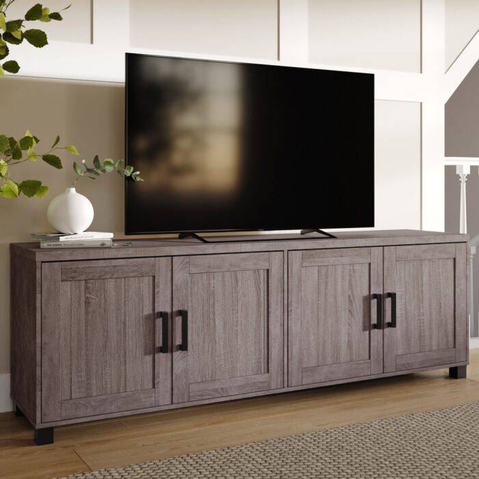 CorLiving TV Stand with Doors, TVs up to 85" - Image 2