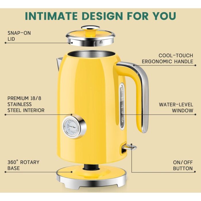 Electric Water Kettle With Thermometer - Image 2