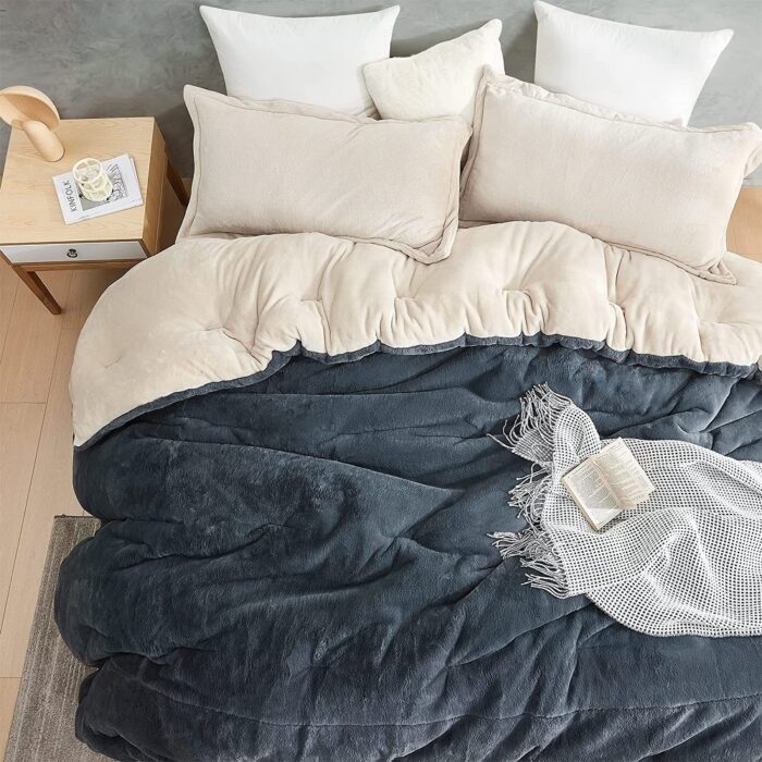 Plumpy Pudgy Portly Chunky Bunny - Coma Inducer® Oversized Comforter Set - Poppy Seed Birch - Image 2