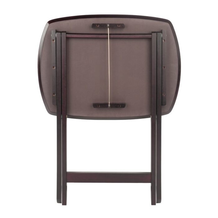 Chandler 4-Pc Snack Table Set, Espresso - 23.78 x 17.52 x 26.06 inches