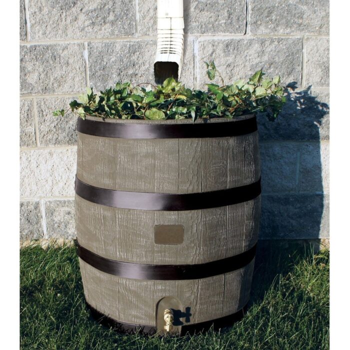 2-in-1 Rain Barrel Planter - 24 x 24 x 28 inches - Image 2