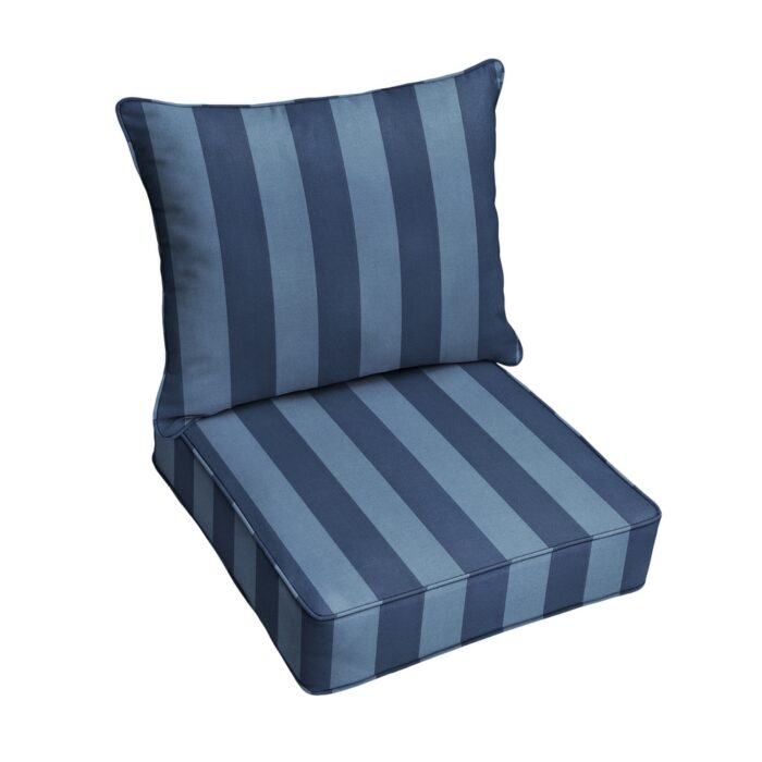 Humble + Haute Indoor/Outdoor Corded Deep Seating Pillow and Cushion Set - Image 2