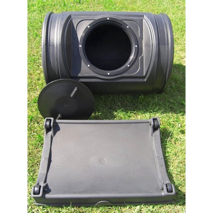 Good Ideas Compost Wizard Jr Outdoor Garden Compost Bin Container, Black - 12 - Image 2