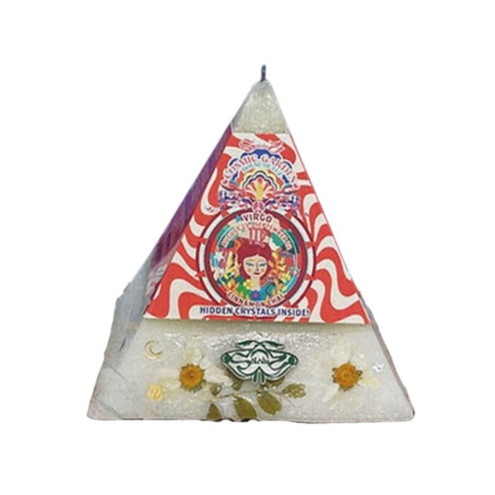 Selaluz Candles - Virgo Crystal Pyramid Candle