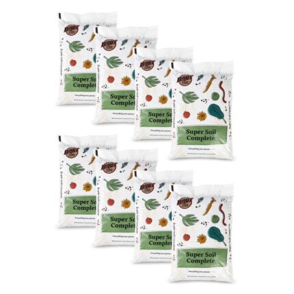 Brut Worm Farms Super Soil All Purpose Rich Dark Blend Organic Soil (8 Pack)