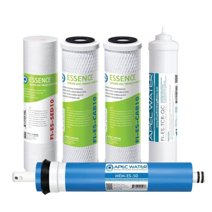ESSENCE Series 50 GPD Complete Replacement Filter For Undersink System(FILTER-MAX-ES50)