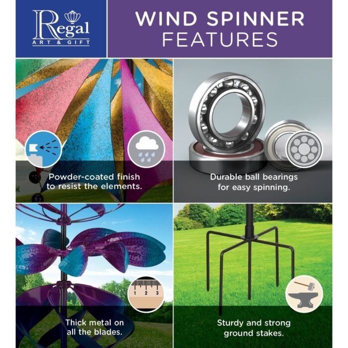 32 Wind Spinner - Infinity - 32"x10"x80" - Image 2