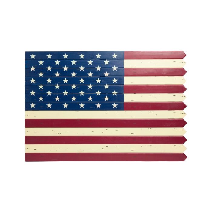 Wooden Americana Flag Wall Decor - Image 2