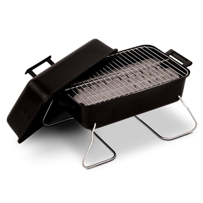 Portable Tabletop Charcoal Grill- Black - Image 2