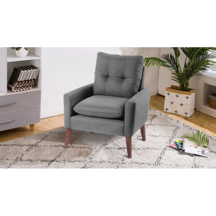 Modern Upholstered Single Armchair - Image 2