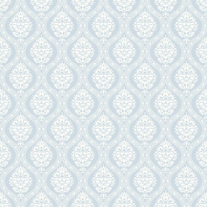 Petite Ogee Blue Wallpaper