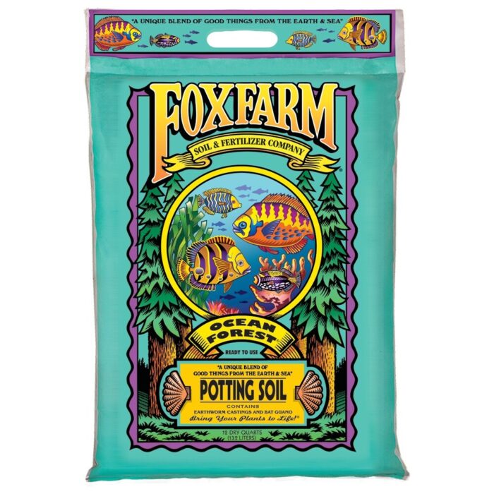 FoxFarm Ocean Forest Organic Garden Potting Soil Mix, 12 Quart Bag (10 Pack) - 11.9 - Image 2