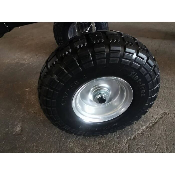 Steel Mesh Garden-Greenhouse Wagon with Foam Wheels - 40"L x 20"W x 22"H, 40lbs - Image 2