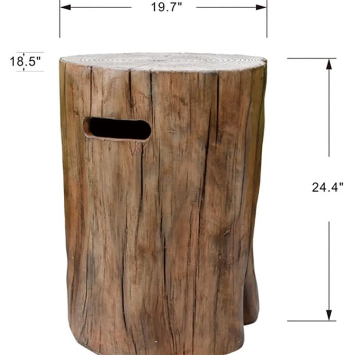 Redwood Elementi Manchester Propane Tank Cover - ONB01-118RW - 18.5" x 19.7" x 24.4" - Image 2