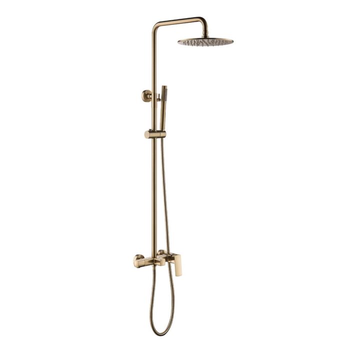 3-Way Exposed Wall-Mount Complete Shower System with Rough-in Valve - Image 2
