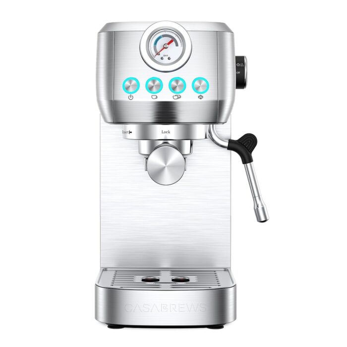 CASABREWS 20-Bar Espresso Coffee Machine with Powerful Steam Wand