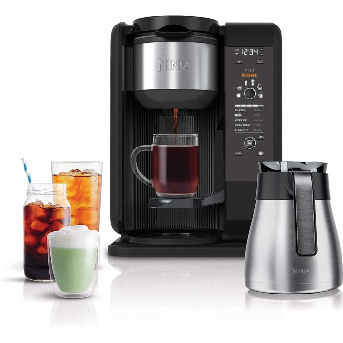 Hot and Cold Brewed System, Tea & Coffee Maker, with Auto-iQ, 6 Sizes, 5 Styles, 5 Tea Settings, 50 oz Thermal Carafe
