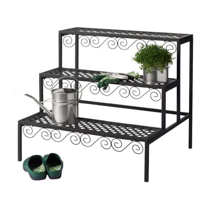 Metal Middle Plant Stand or End Cap Plant Stand - Indoor/Outdoor