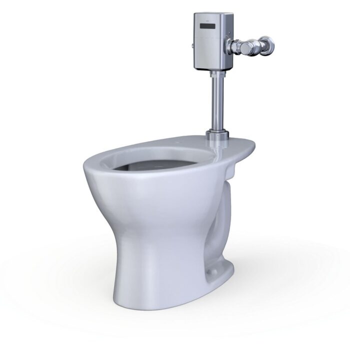 TOTO CT725CUF Floor Mounted Elongated Toilet Bowl Only - Cotton White - Image 2