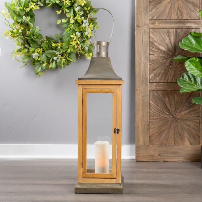 Wooden Floor Lantern - Image 2