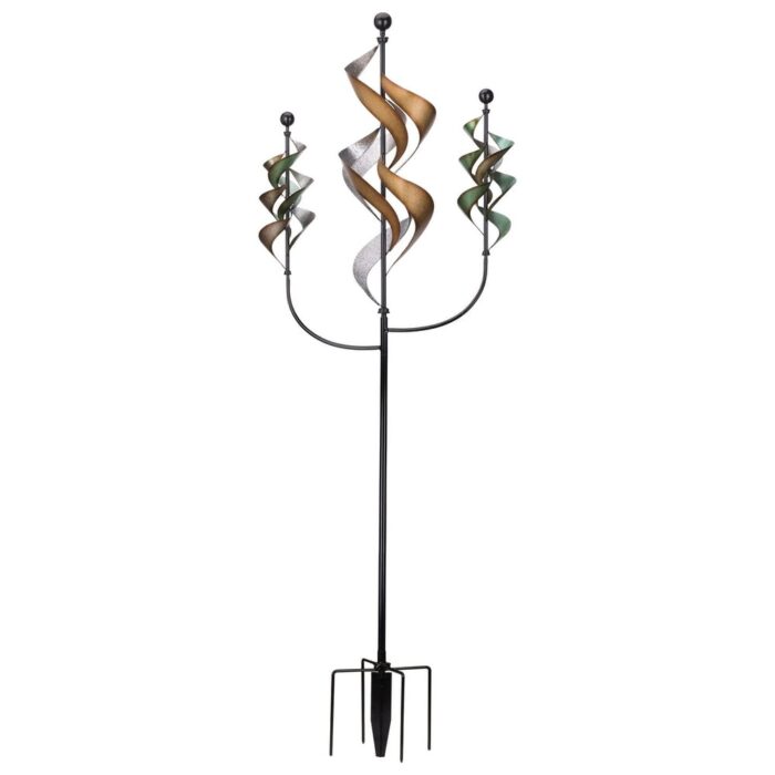 Triple Waterfalls Wind Spinner 82" - 29.5"x11.5"x82" - Image 2