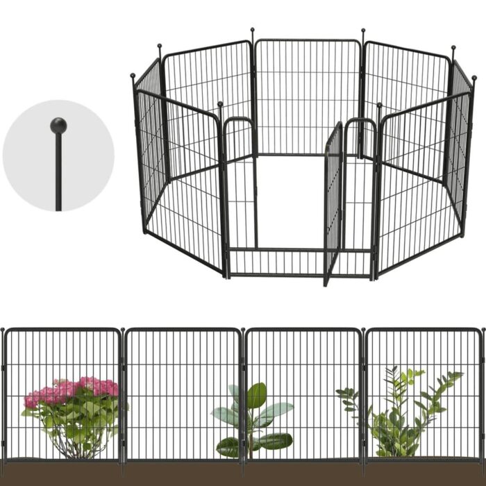 Temporary fence for pet yard yard