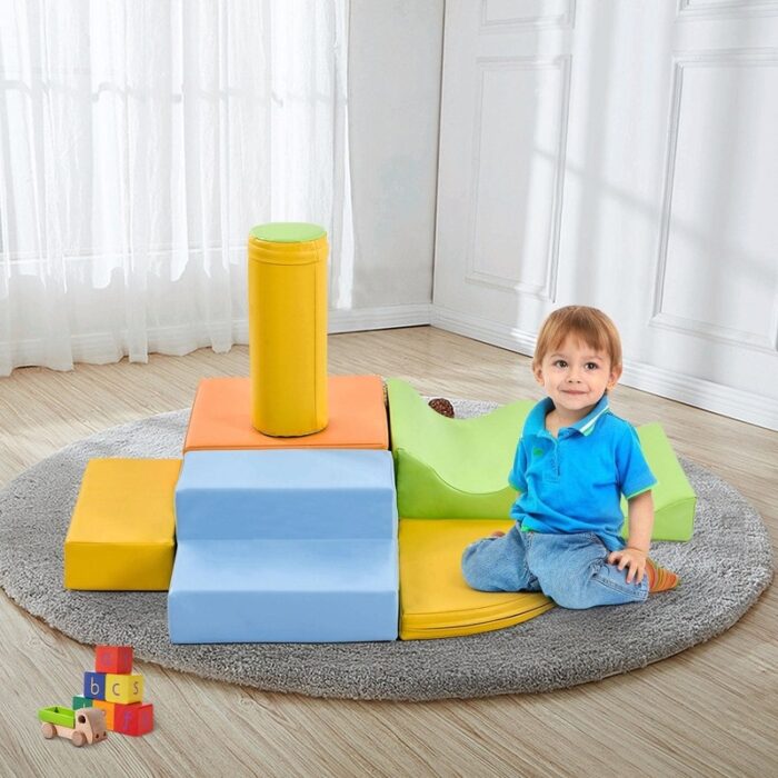 Soft Climb and Crawl Foam Playset 6 in 1 - Safe and Engaging Play Equipment - Image 2