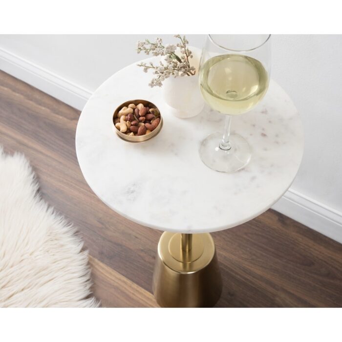 Kate and Laurel Tira Round Side Table - Image 2