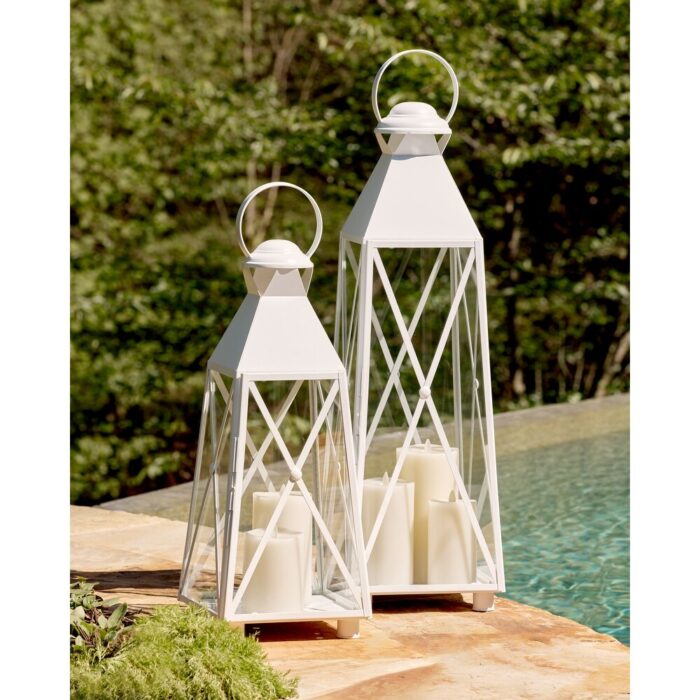 Newport 33 inch Outdoor Lantern Bright White - Image 2