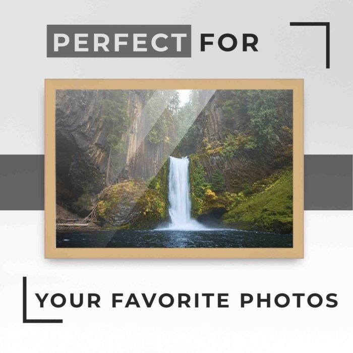 24x32 Brown Picture Frame - Wood Picture Frame Complete with UV - Image 2