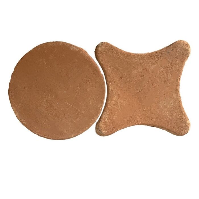 Natural Terracotta Circle & Diamond (2 piece Pattern) - Image 2
