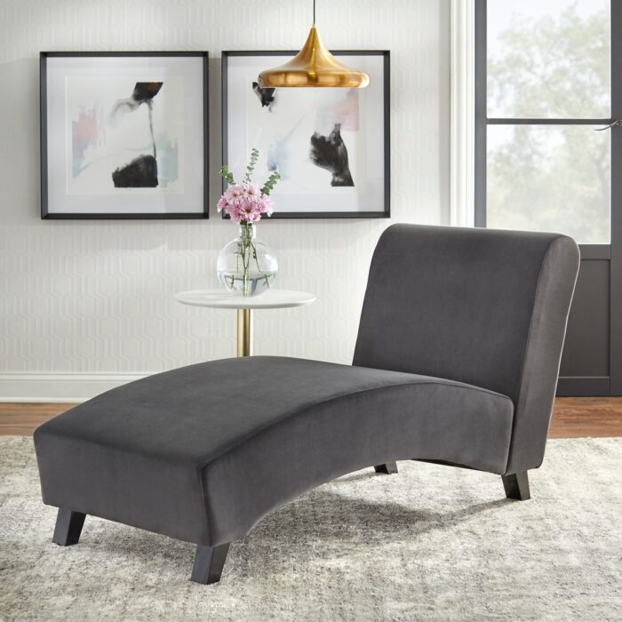 Simple Living Genevieve Chaise Lounge - Image 2