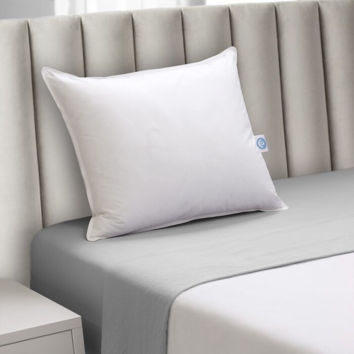 White Goose Down Pillow 233 Thread Count by Cozy Classics - Image 2