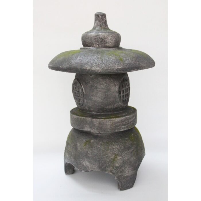 25" Stone Multi Purpose Pagoda Lantern with Magnetic Door - Image 2
