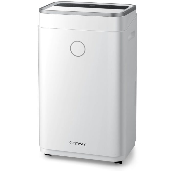 Costway 60-Pint Dehumidifier for Home & Basements 4000 Sq. Ft w/ - 13'' x 9'' x 22.5''