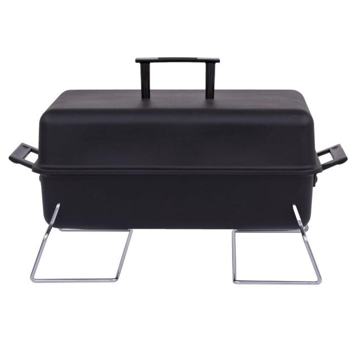 Portable Tabletop Charcoal Grill- Black
